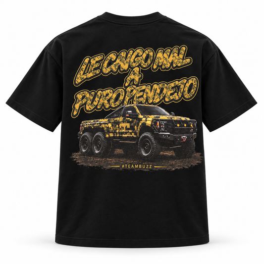ACTIVO - T-Shirt | #TEAMBUZZ BLACK