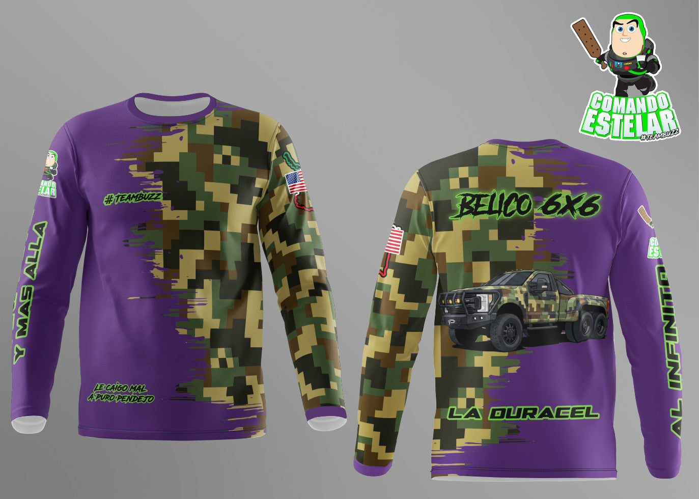 ACTIVO 🔥 ANTICIPADA PREVENTA – Jersey Camuflaje Dama – Edición #TEAMBUZZ 🚀