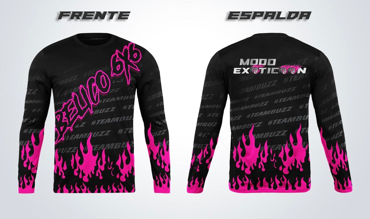 Buzz -Jersey BELICO 6x6 Pink - Edición #TeamBuzz