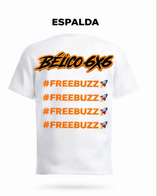 ANTICIPADA PREVENTA - Playera “FREE BUZZ” — Edición Comando Estelar