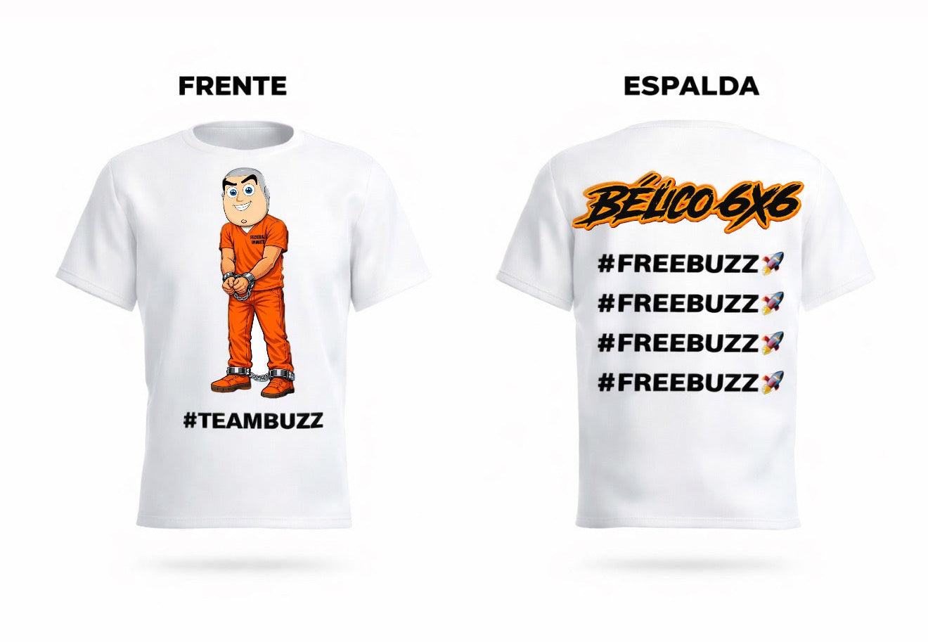 Playera “FREE BUZZ” — Edición Comando Estelar