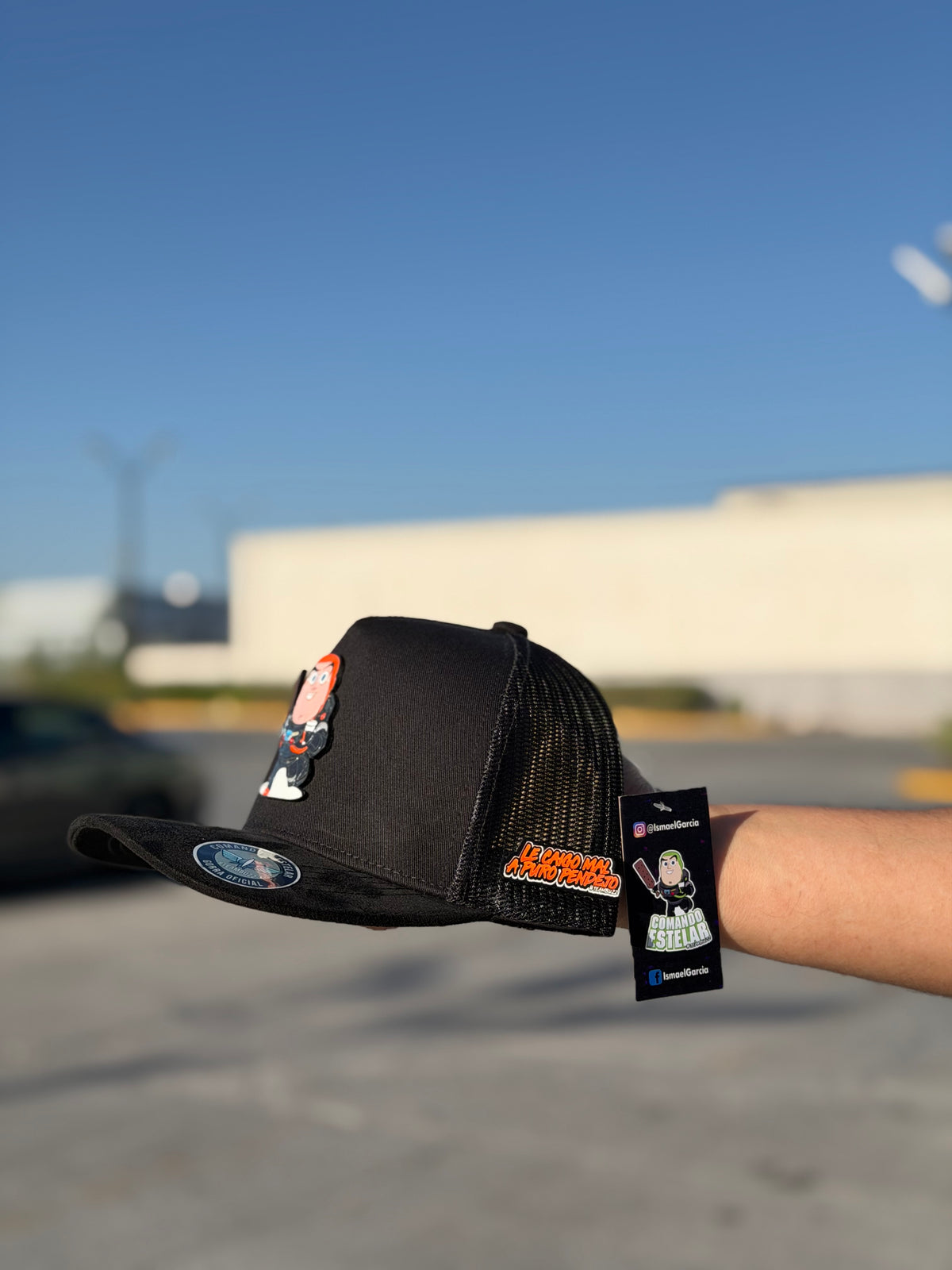 ACTIVO 🔥- Gorra Comando Estelar 3D - Metálica- Naranja 🟠 #TEAMBUZZ