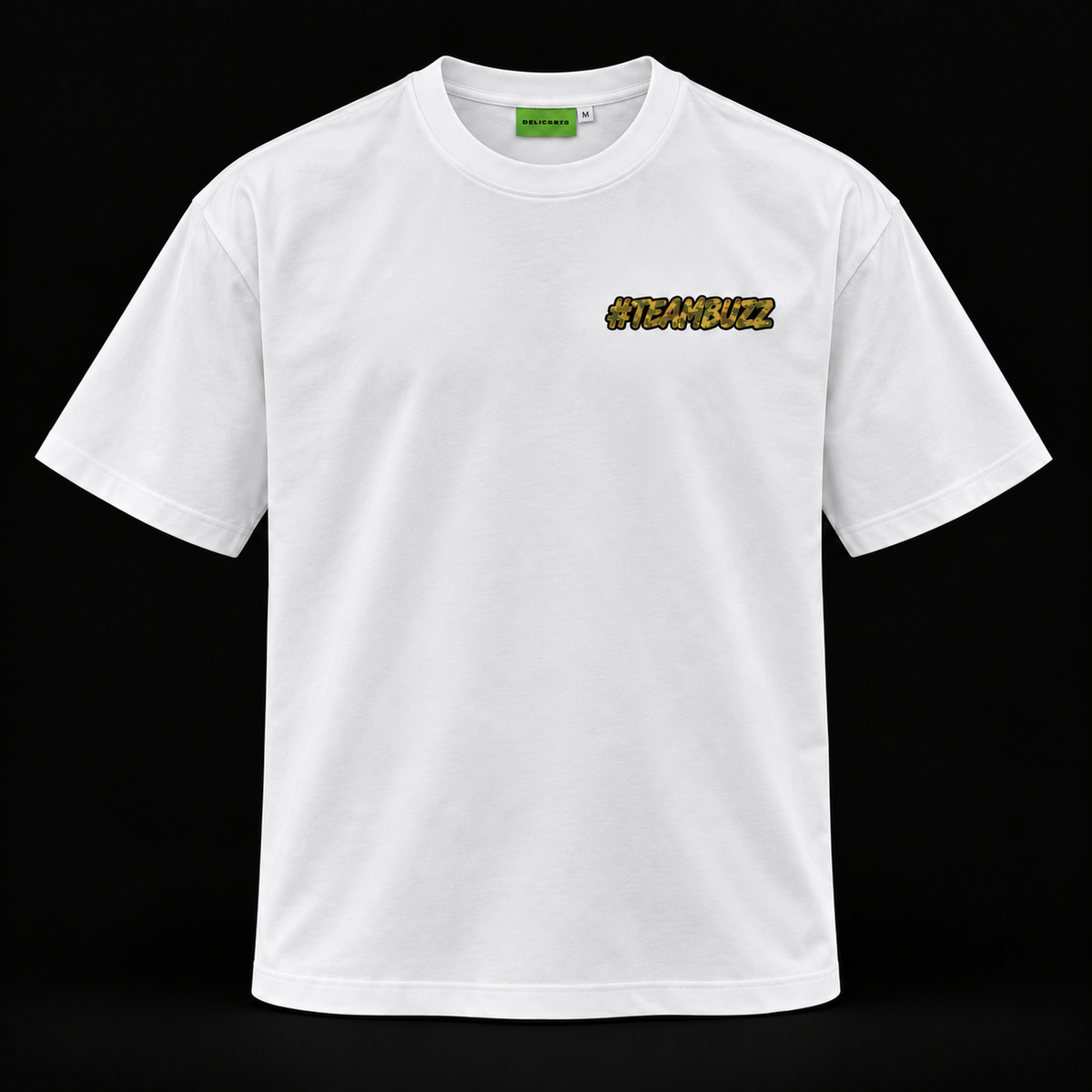 ACTIVO - T-Shirt |  #TEAMBUZZ WHITE