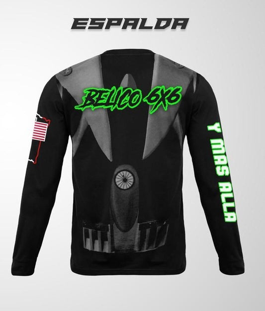 B- Jersey Negro y Verde – Edición Comando Estelar