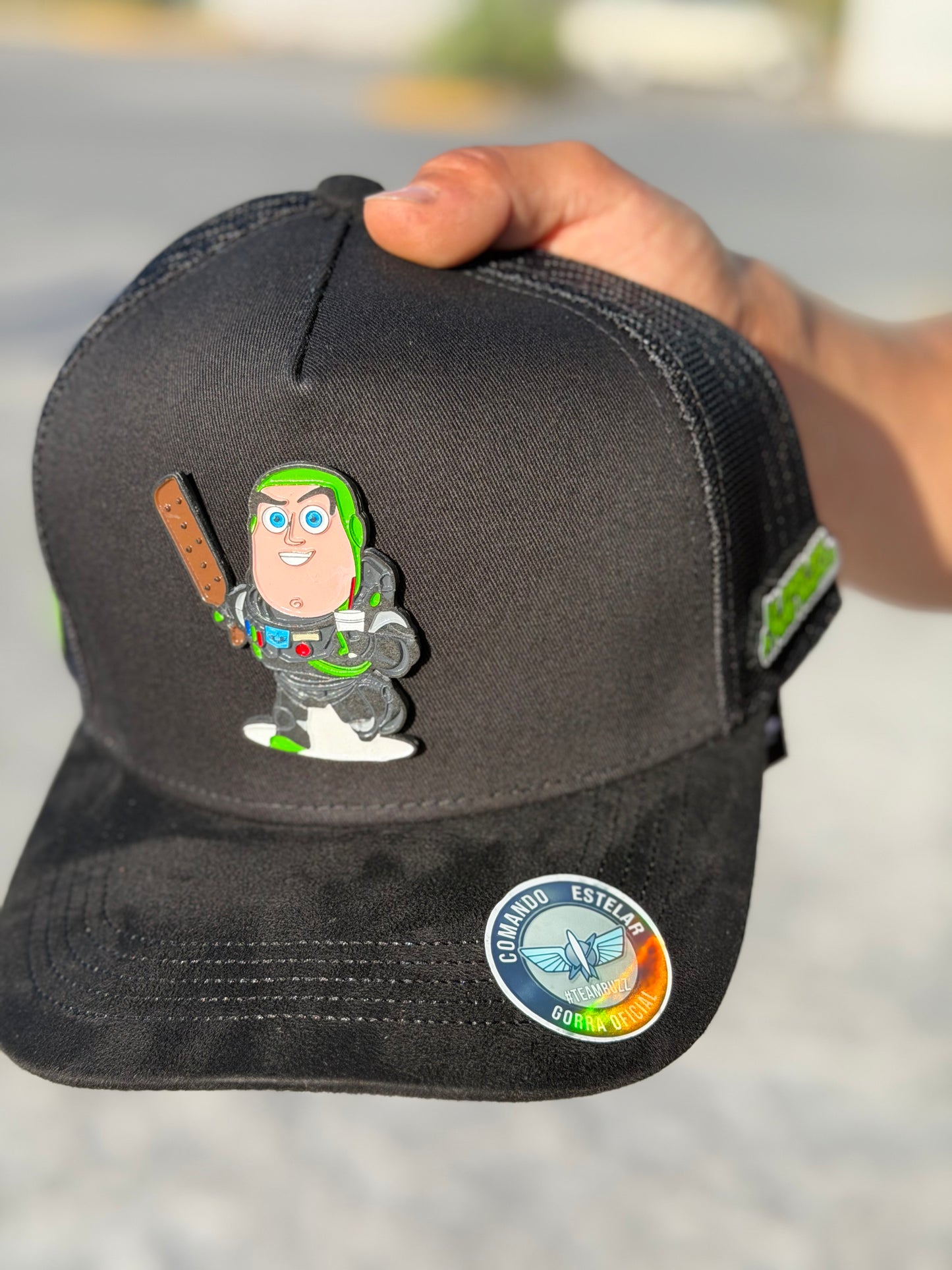 ACTIVO 🔥- Gorra Comando Estelar 3D - Metálica- Verde 🟢  #TEAMBUZZ