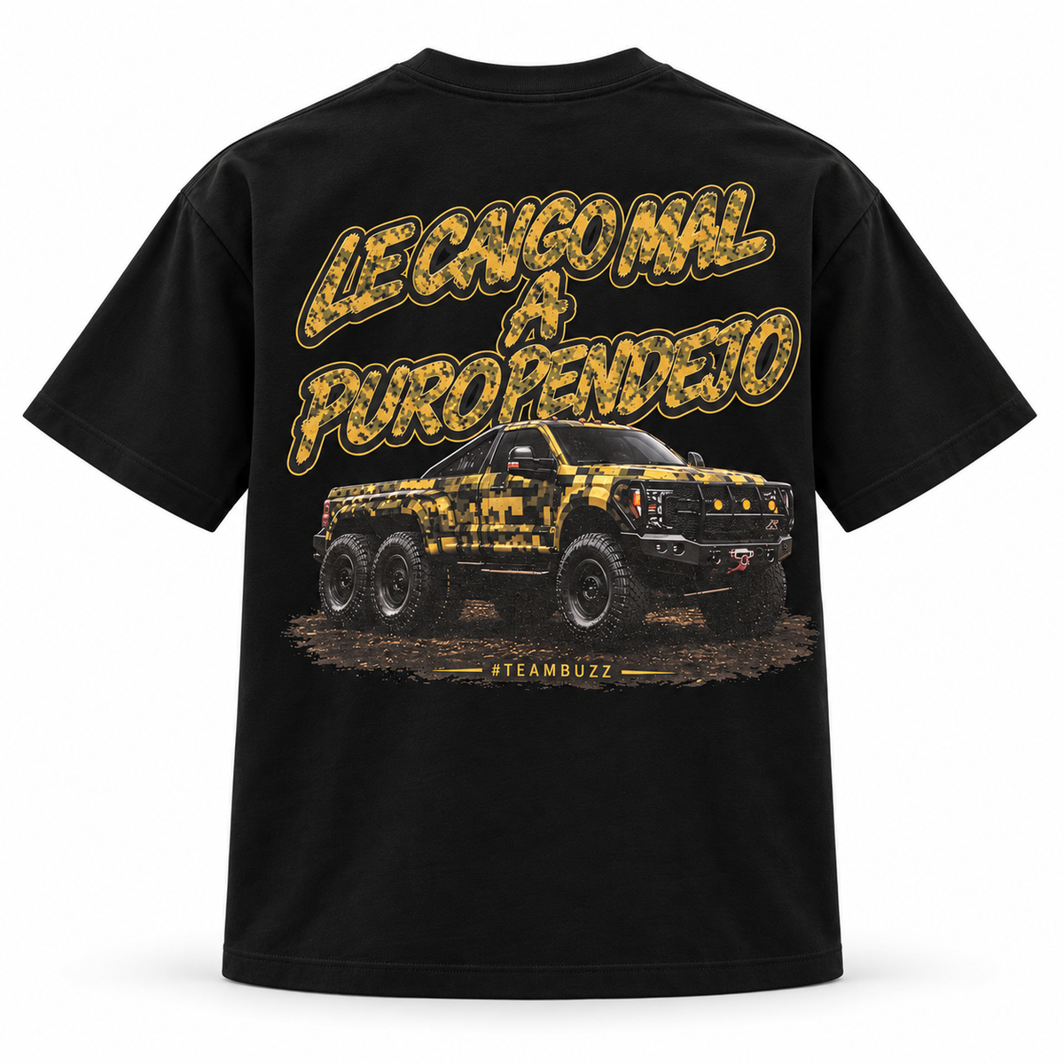 ACTIVO - T-Shirt |  #TEAMBUZZ BLACK