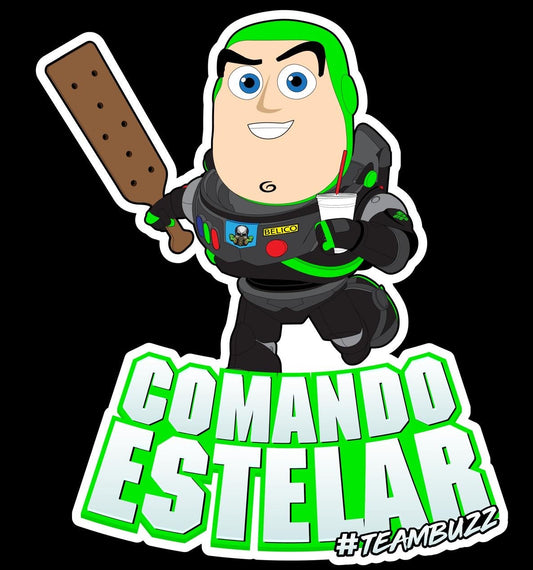 Sticker “Comando Estelar” -  #TEAMBUZZ