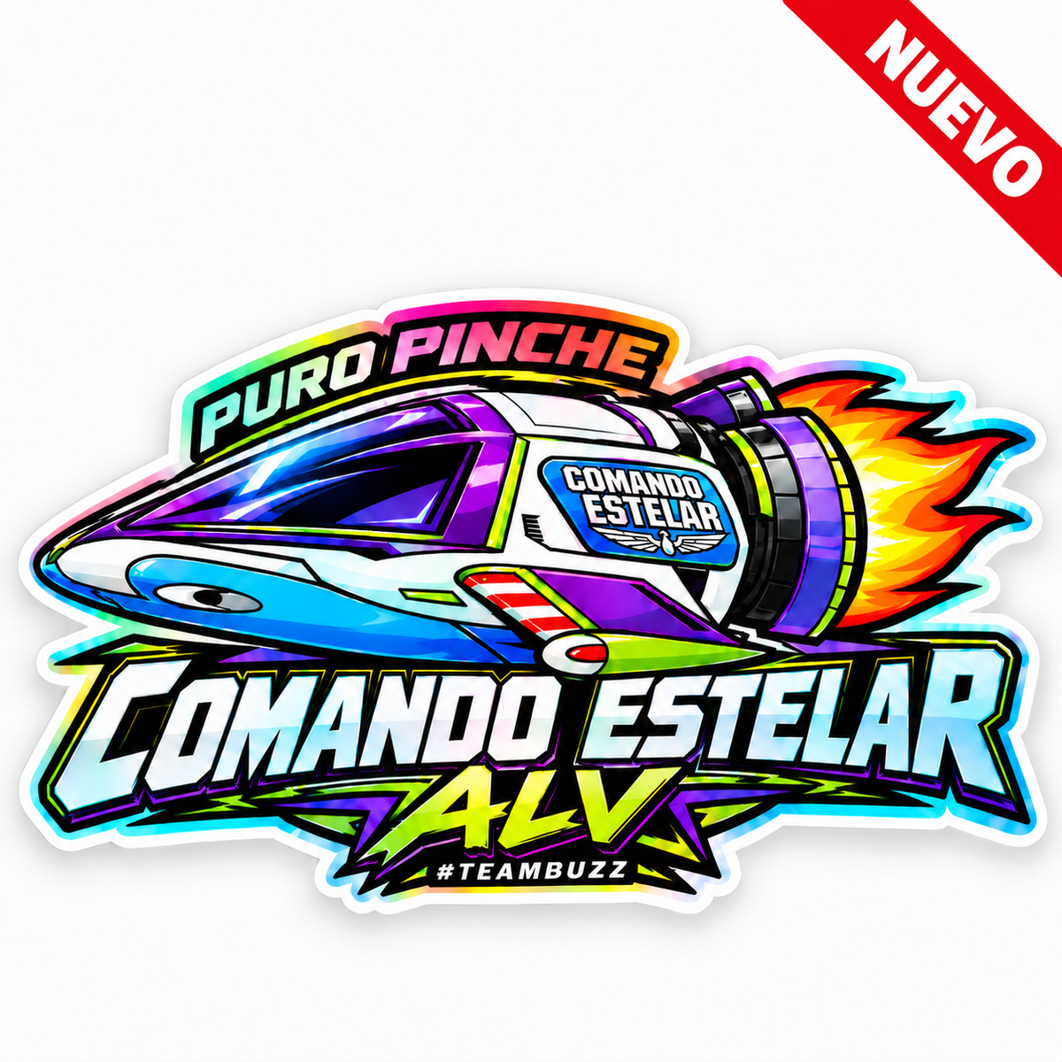 A 🔥 | Sticker Nave Estelar ALV 🚀 | Comando Estelar