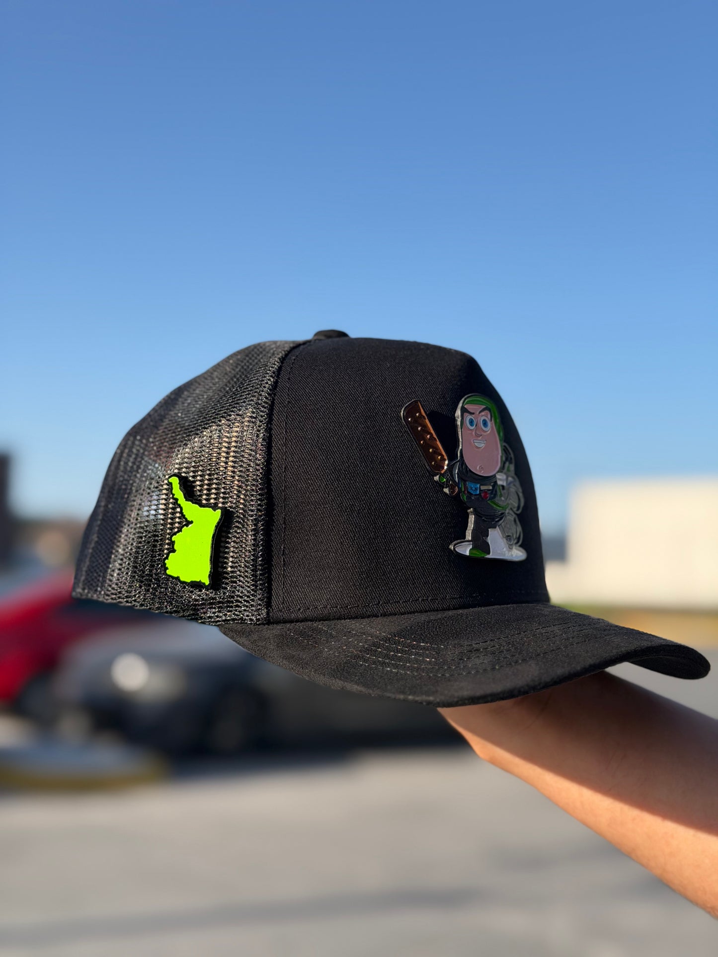 ACTIVO 🔥- Gorra Comando Estelar 3D - Metálica- Verde 🟢  #TEAMBUZZ