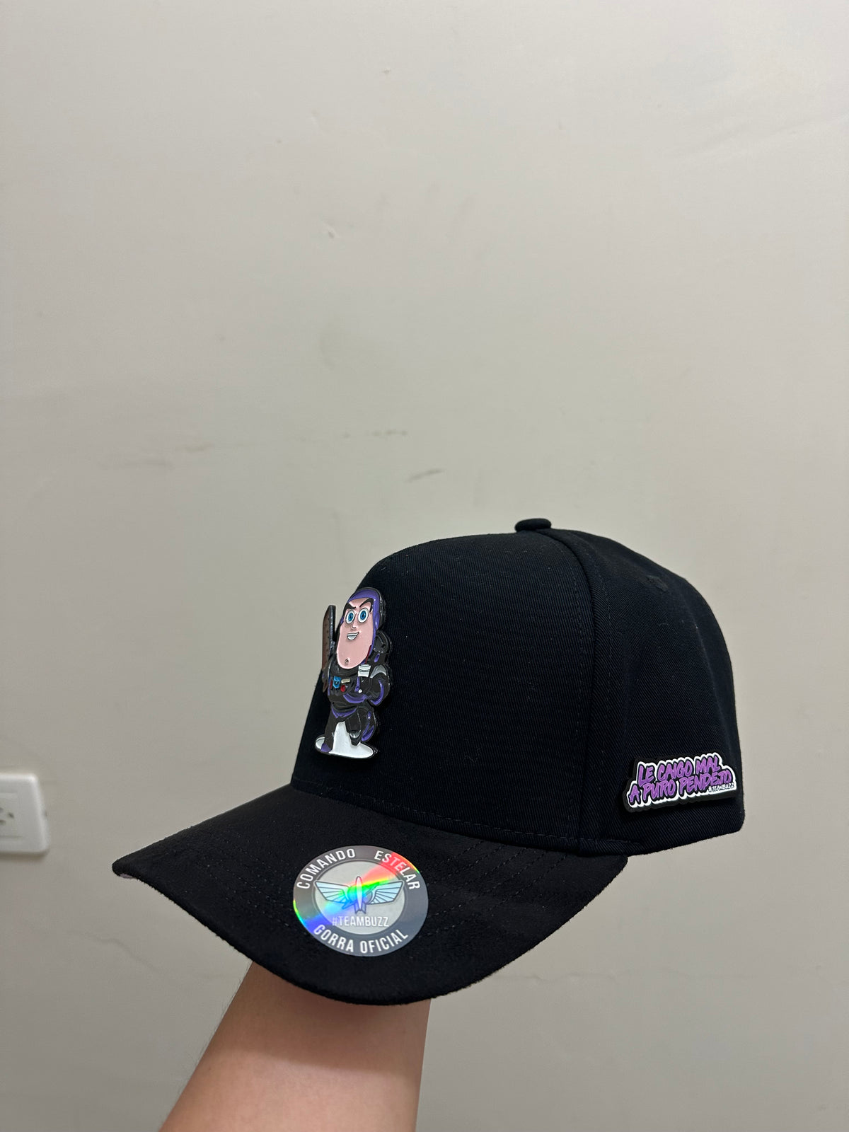 ACTIVO 🔥- Gorra Comando Estelar 3D - Metálica- MORADA🟣  #TEAMBUZZ