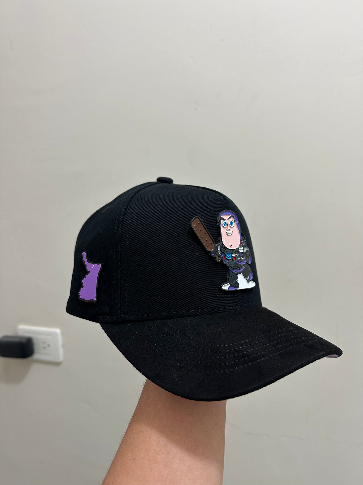 ACTIVO 🔥- Gorra Comando Estelar 3D - Metálica- MORADA🟣  #TEAMBUZZ