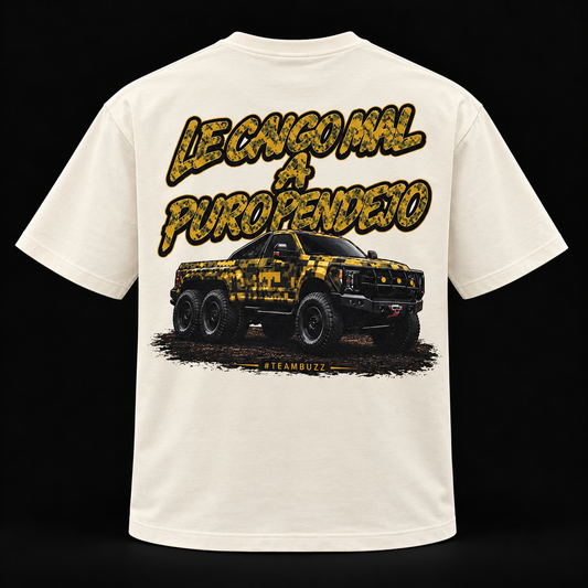 ACTIVO - T-Shirt |  #TEAMBUZZ BEIGE