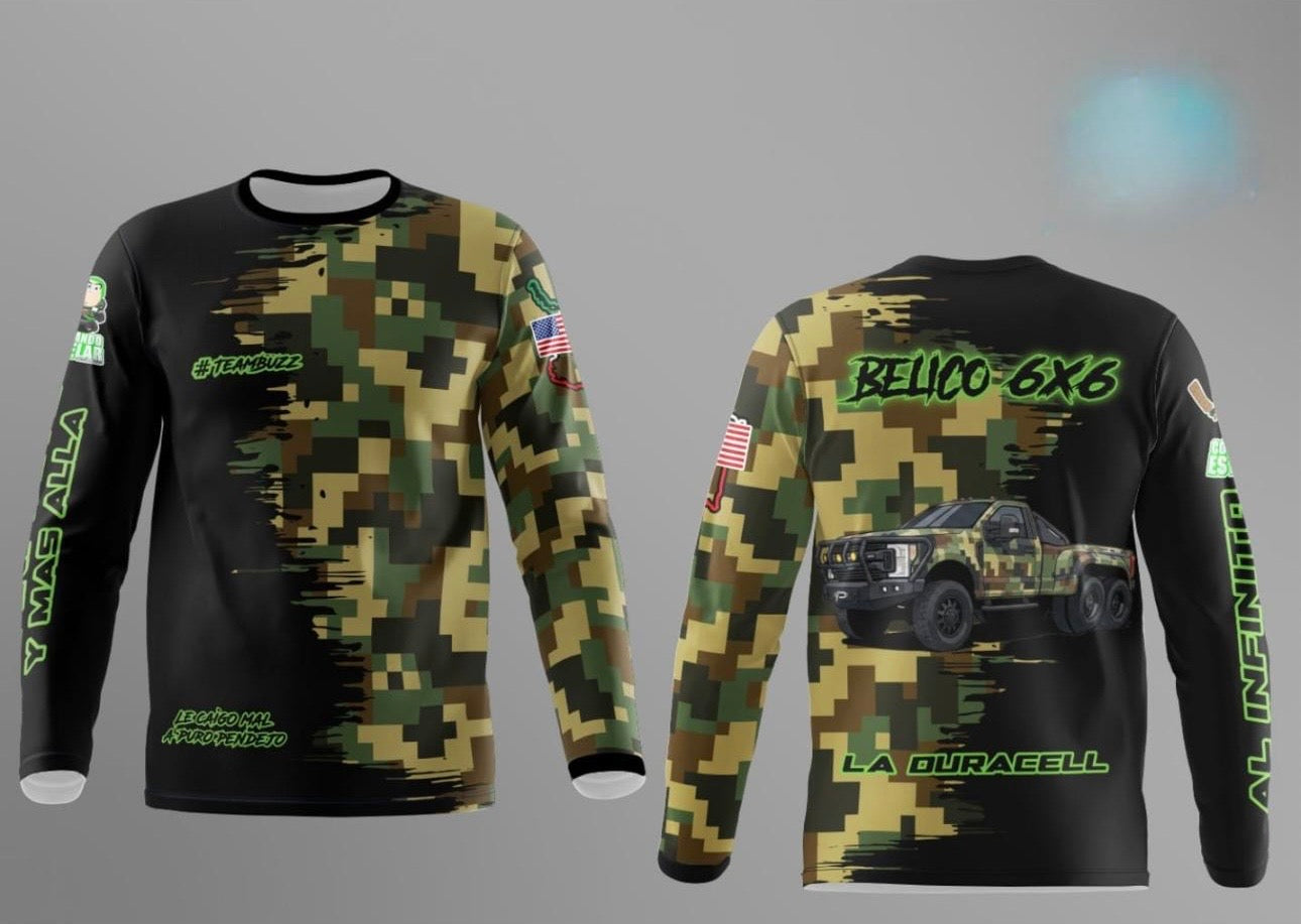 ACTIVO 🔥 ANTICIPADA PREVENTA – Jersey Camuflaje – Edición #TEAMBUZZ 🚀