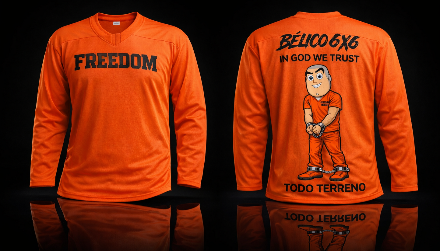 ANTICIPADA PREVENTA🔥 BÉLICO 6x6 Jersey FREEDOM — In God We Trust - Limited Edition.