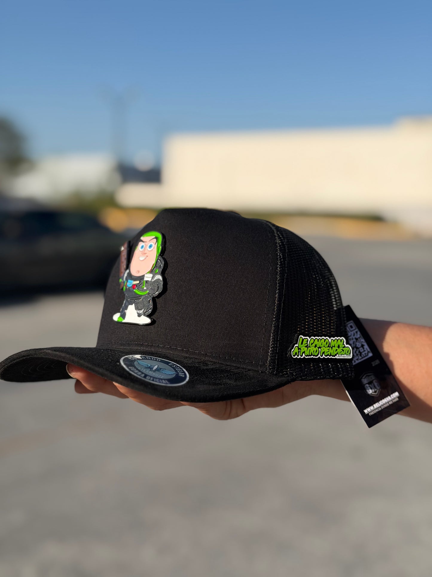 ACTIVO 🔥- Gorra Comando Estelar 3D - Metálica- Verde 🟢  #TEAMBUZZ