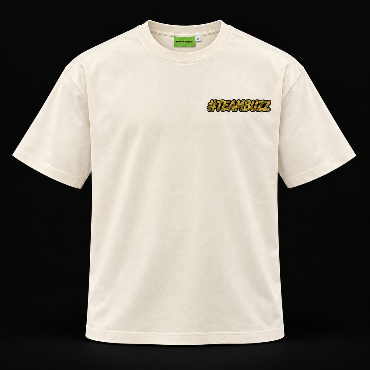 ACTIVO - T-Shirt |  #TEAMBUZZ BEIGE