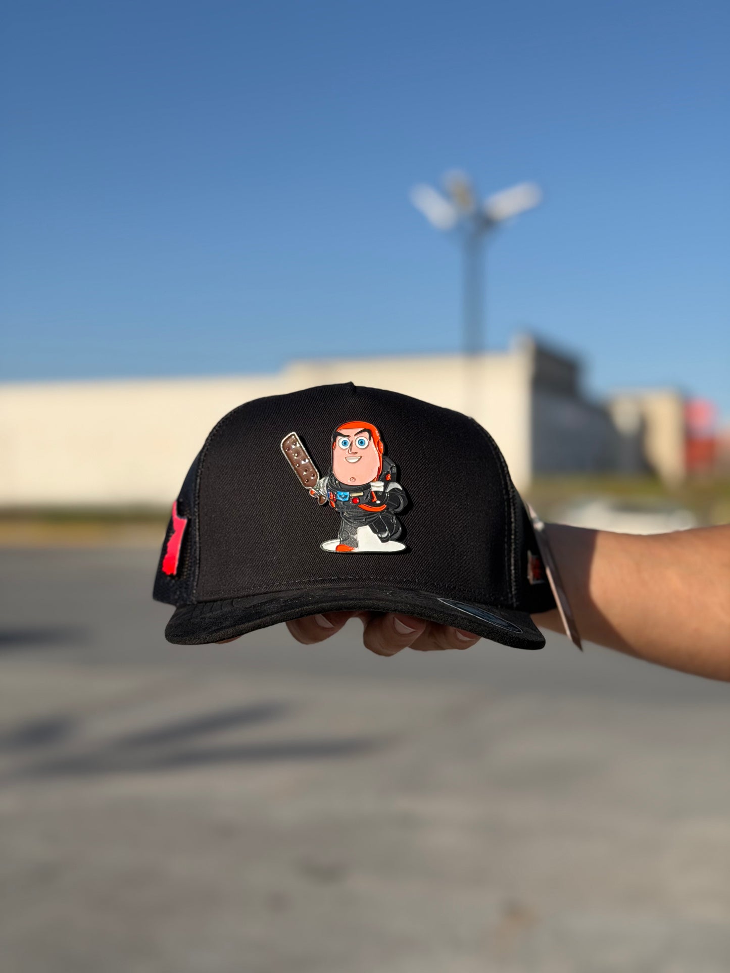 ACTIVO 🔥- Gorra Comando Estelar 3D - Metálica- Naranja 🟠 #TEAMBUZZ