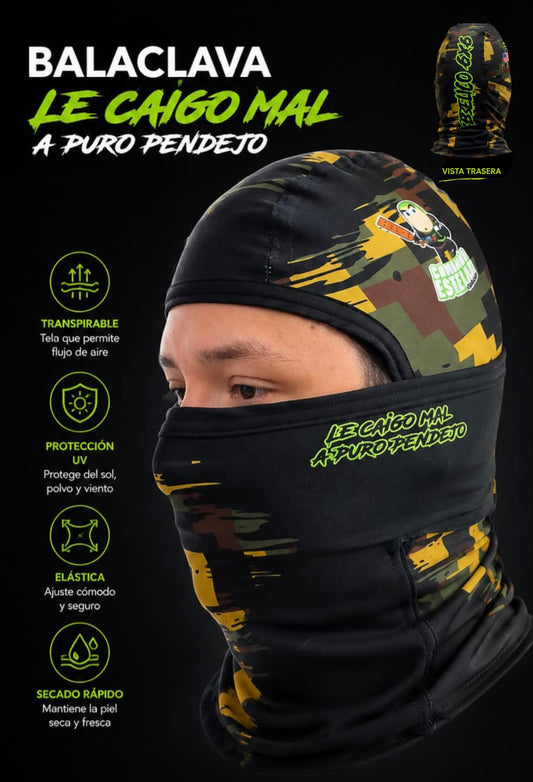Balaclava – Camuflaje “Le Caigo Mal”| BELICO6X6