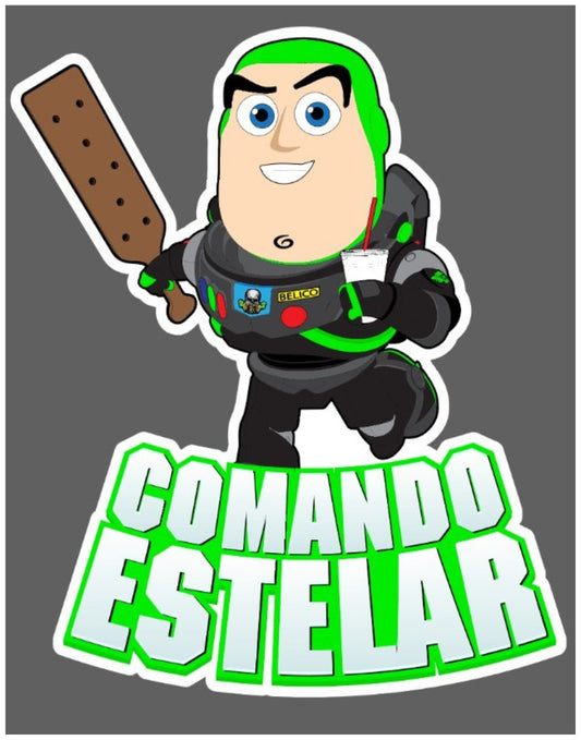 Sticker “Comando Estelar BELICO”