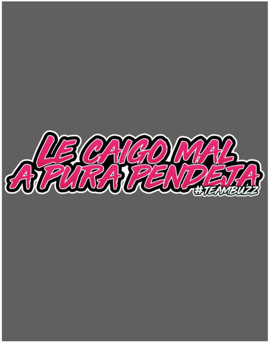 Sticker “Le caigo mal a pura pend*ja – #Ediciónespecial”